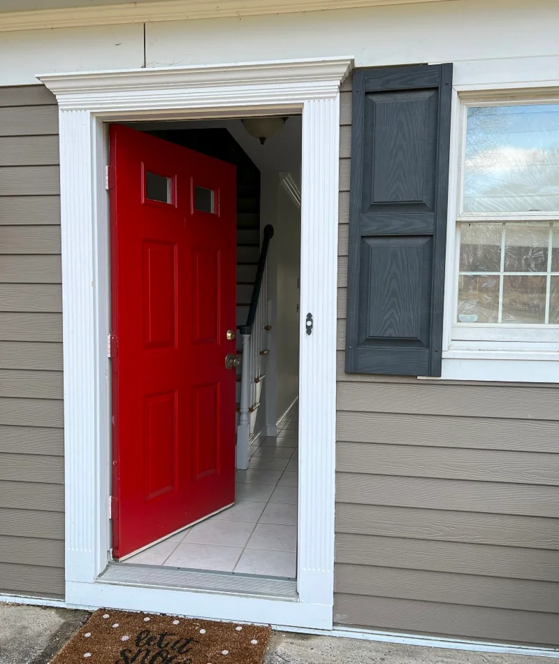 Steel front door needs replacement in South Salem, NY